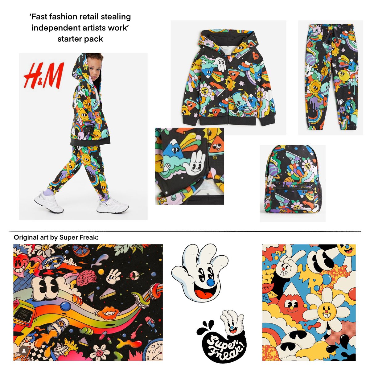 This is straight up theft @hm There’s a fine line when it comes to art and plagiarism but this is just WAY over said line 🤦‍♂️