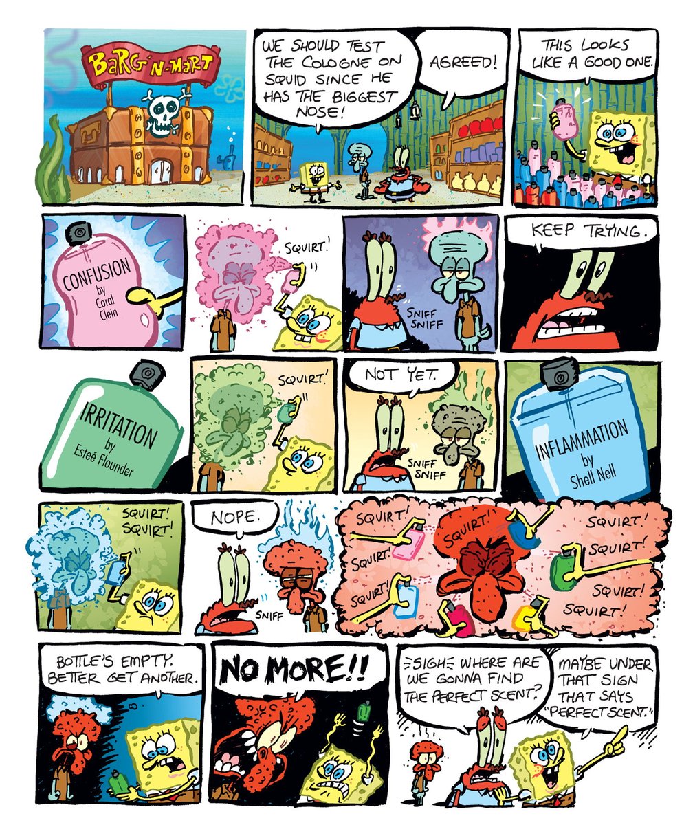 Stephen Hillenburg's SPONGEBOB SQUAREPANTS: Dollars and Scents
By C.H. Greenblatt

(From Nick Mag Presents)
(1/2)