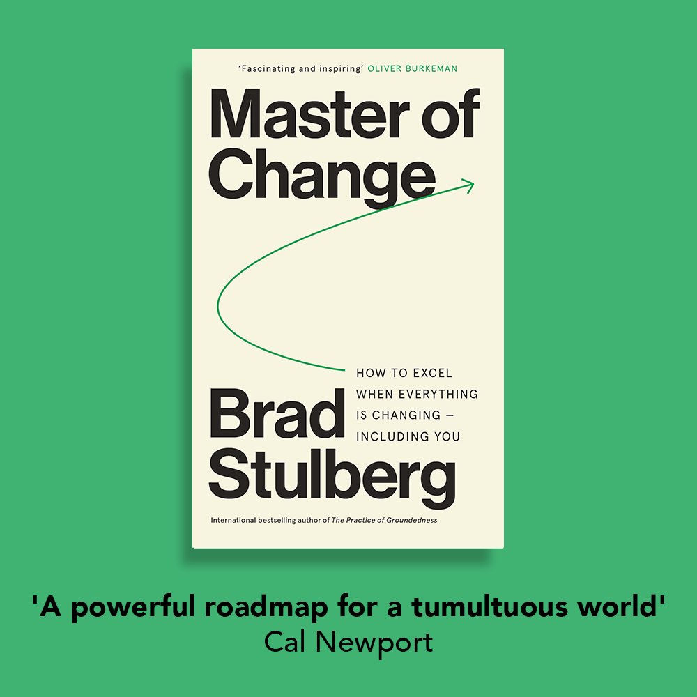 heligobooks's tweet photo. Happy publication to the brilliant Brad Stulberg for his revolutionary guide to thriving within an ever-changing world. The secret is 'rugged flexibility': a game-changing mix of mindset, principles, habits and practices to help you grow from flux. Become a #MasterofChange now! https://t.co/8M4VYKEhU9