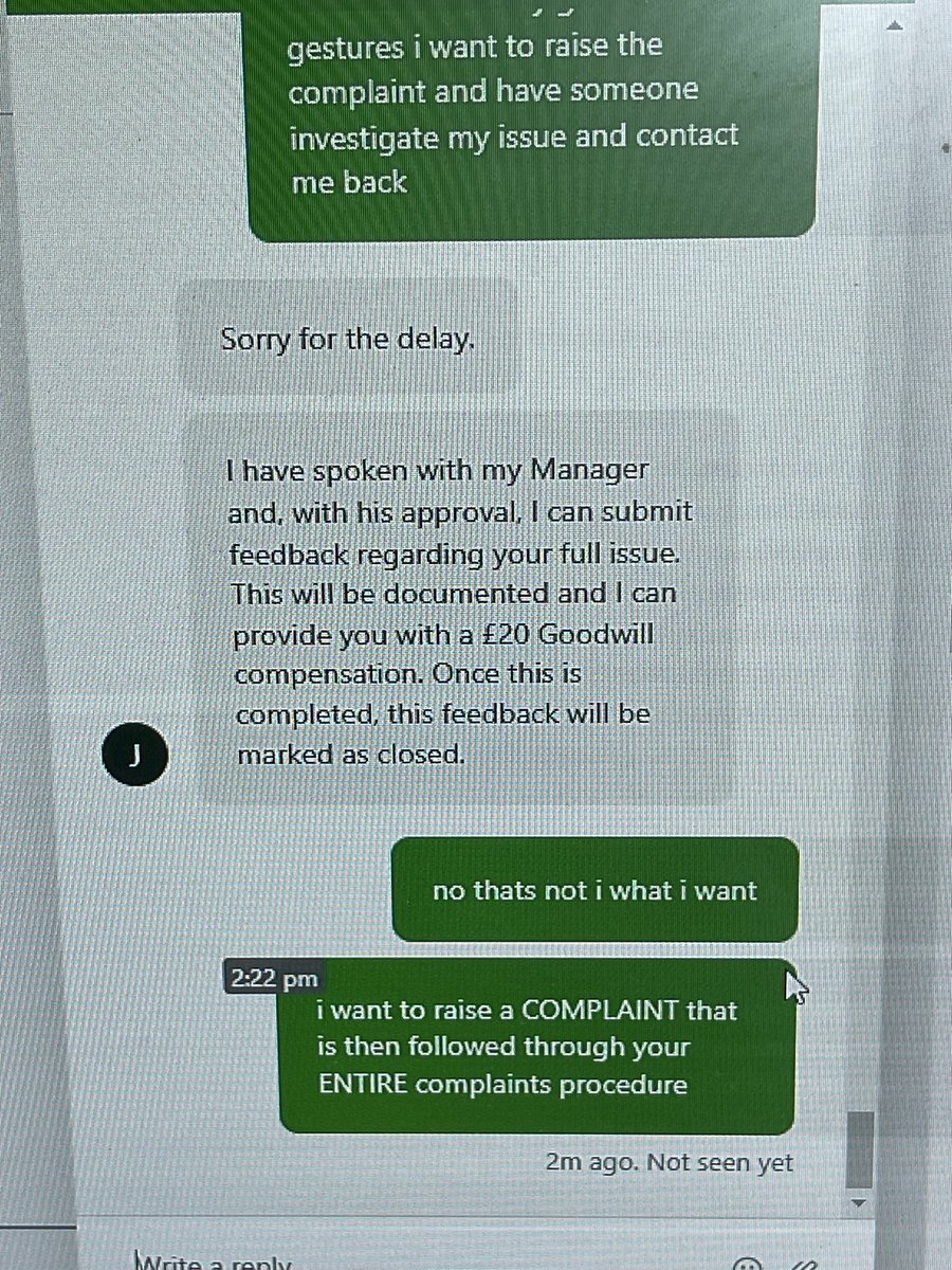 djmills016's tweet photo. @SP_EnergyPeople @ScottishPower 

Are your complaints numbers that atrocious that you’re actually trying to buy people off, making it even more difficult for people to raise complaints and follow your own complaint procedure? 

Wonder what @EnergyOmbudsman think about this 🤔 https://t.co/ykWEmgGGtM