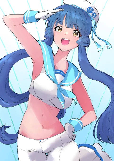 これはラフ描いて満足のつもりだった麗花さん。
