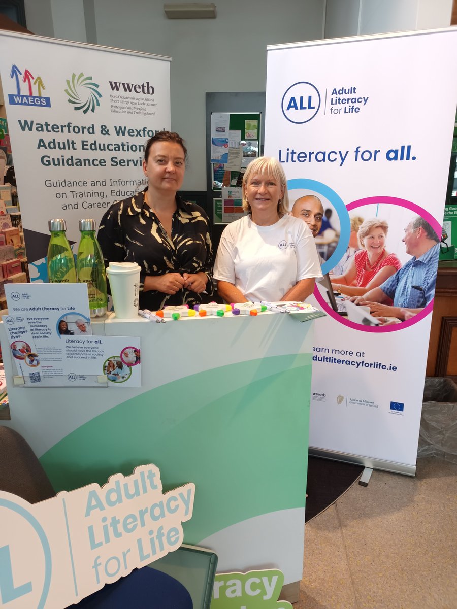 WWETB Adult Literacy were delighted to be in Waterford's GPO yesterday.
💡Promoting #AdultLiteracyForLife and #WWETB's Adult Guidance Service.
❗️#LiteracyChangesLives
Thank you #AnPost and all the staff in #Waterford for sharing your space and helping bridge the literacy gap.