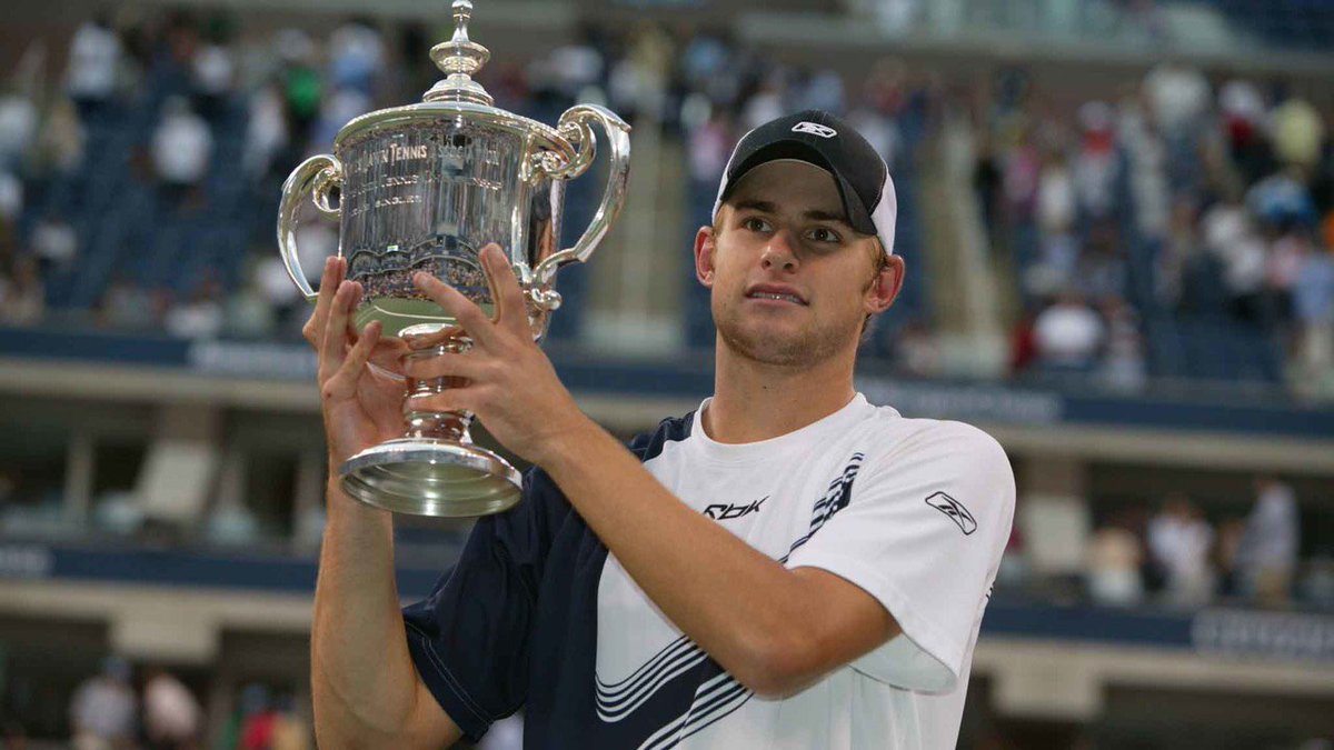 Olly_Tennis_'s tweet photo. 🇺🇸 20 YEARS AGO: 21-year old Andy Roddick wins the US Open, after coming back from two sets and a match point down in the semi-final Vs Nalbandian, and beats Ferrero 6-3 7-6 6-3.

- Andy is the last American Male Singles player to win a Major, and actually the last to appear in any Major Final (W 2009)

- By winning the title, @andyroddick completed the ‘Summer Slam’, becoming just the 2nd player to win Canada + Cincinnati + US Open in the same season (before Nadal became the third, in 2013)! 

🇺🇸🏆