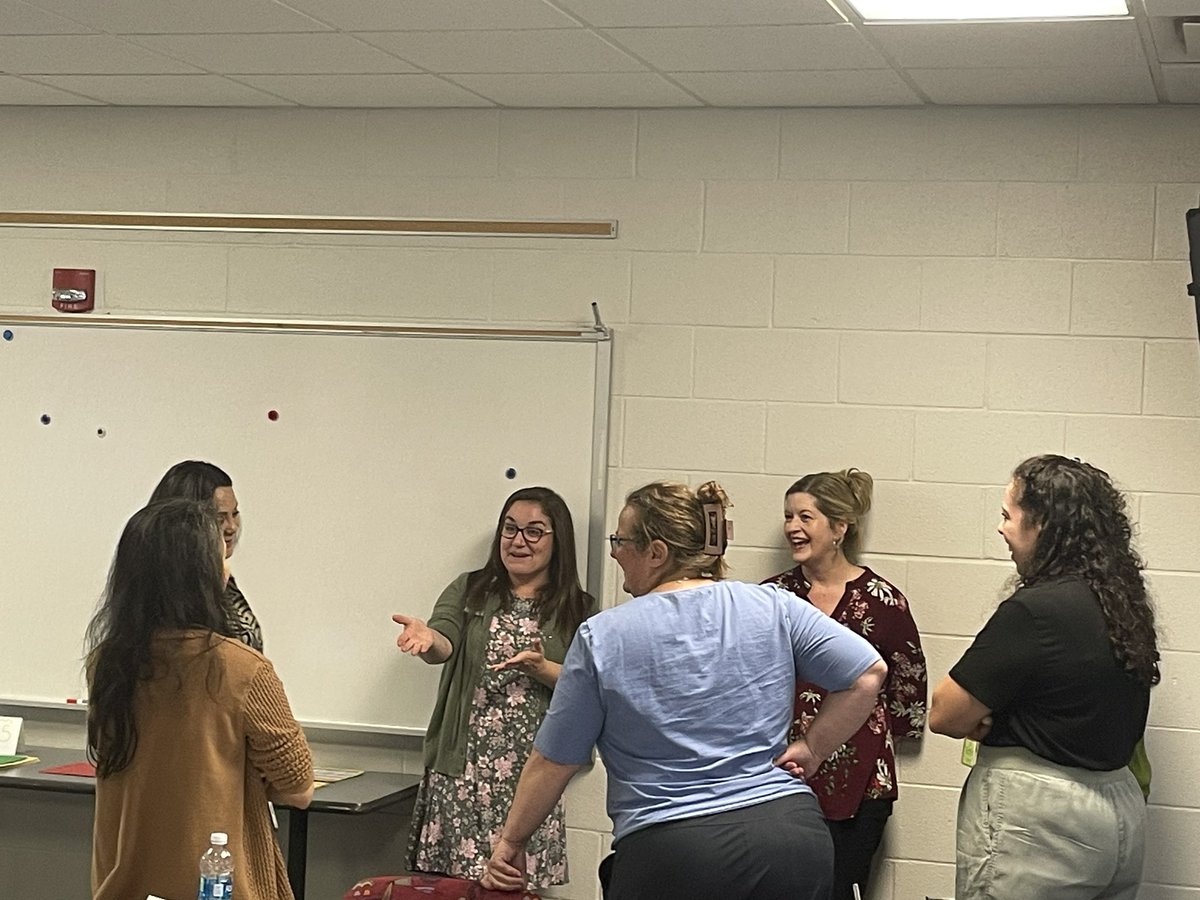 swwest65's tweet photo. Excited to see our new teachers to WCPSS ESL at today’s in-person BOY session for traditional calendar schools! Great to see our amazing Coordinating Teachers in action!! https://t.co/UCMvYIz8ln