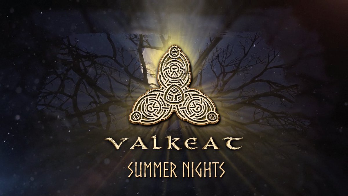 +++ Valkeat - present new lyric video for 'Summer Nights'+++ After entering the German album charts on #60 with their new album 'Fireborn' and their show at Summer Breeze - the band now presents a brand new lyric video for the song 'Summer Nights': youtube.com/watch?v=MQ-tmg…