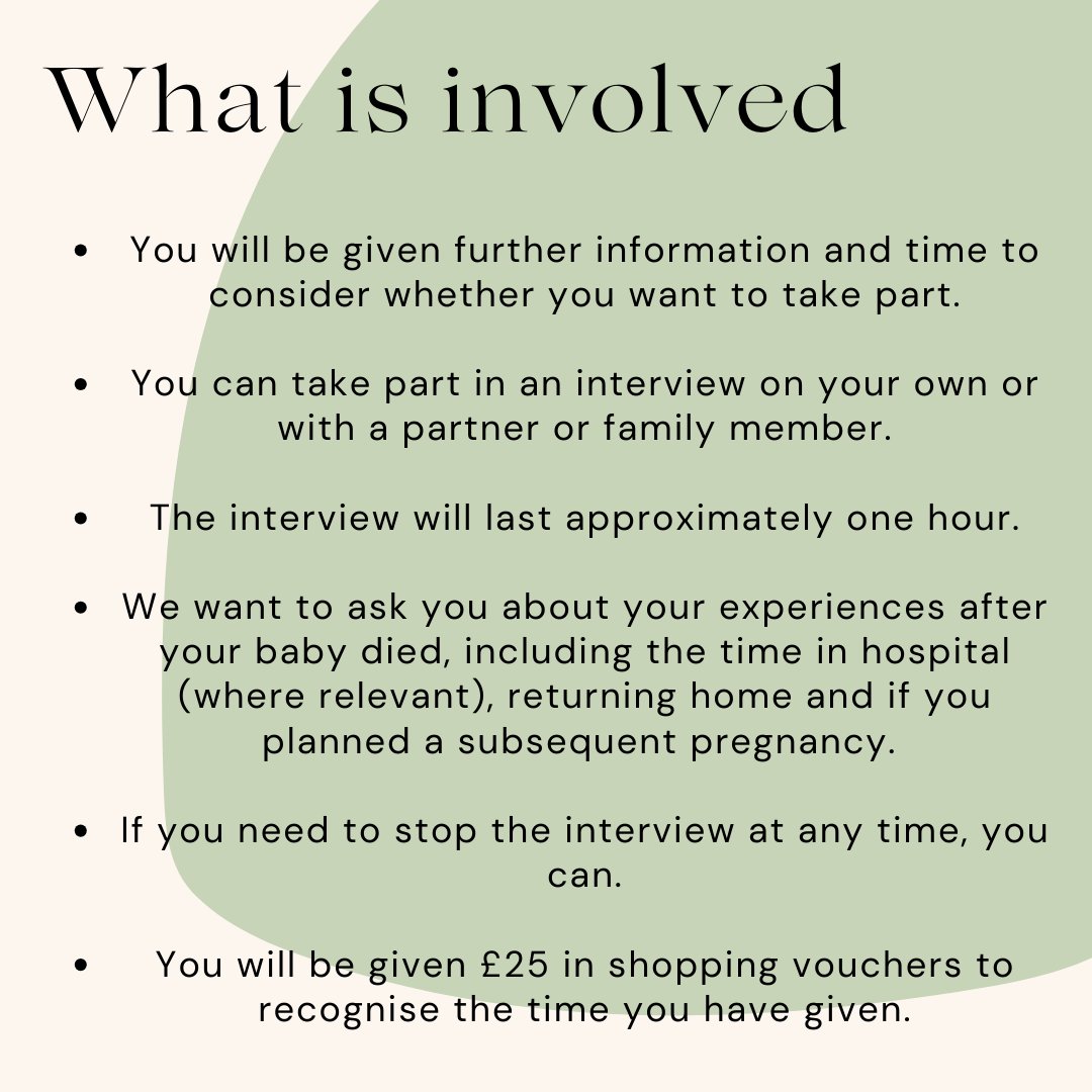 ichooseresearch's tweet photo. The iCHOOSE neonatal study at Bristol University are conducting online/telephone interviews with parents after their baby died. We want to hear about your care experiences to help improve future care.🌻🌈

To find out more click the link in our bio.  

#NeonatalLoss @SandsUK https://t.co/eLVmbKMcXu