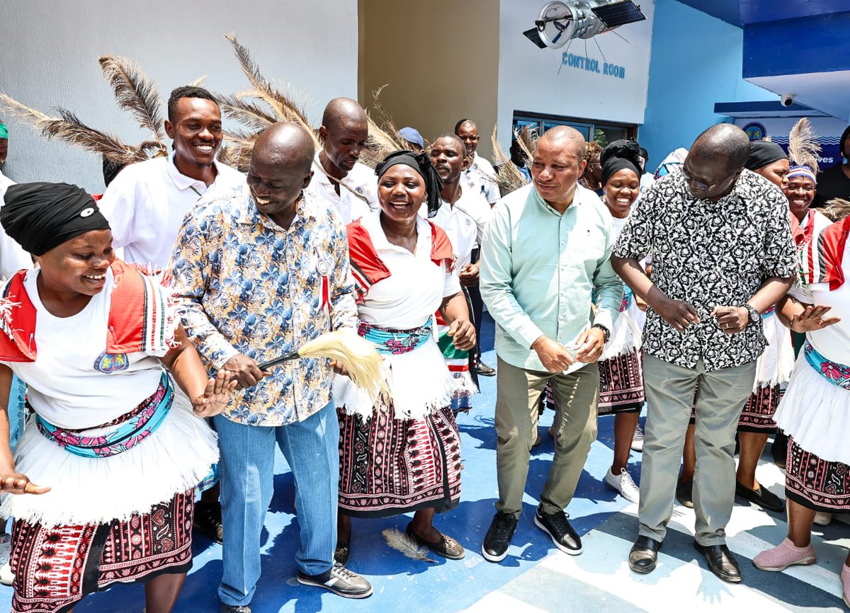 rigathi's tweet photo. Our President, @WilliamsRuto, showed a great deal of exemplary leadership in bringing together leaders from Africa to come up with a clear position to tackle climate change, the greatest challenge of our generation. 

As the President clearly indicated, developed Nations must act accordingly as the continent collectively responds to this problem. 

On Thursday, on behalf of H.E. the President, I officially  opened the Mombasa International Show  with the  theme, 'Promoting Climate Smart Agriculture and Trade Initiatives for Sustainable Economic Growth. The theme  aligns with the President's resolve to institute better farming practices in a bid to increase productivity despite the vagaries of Climate Change. 

I thank the Agricultural Society of Kenya, the Ministry of Agriculture and Mombasa County government for a well organised event that allowed farmers and other stakeholders to showcase innovations, skills and knowledge in various fields. 

Present were Cabinet Secretaries @mithika_Linturi of @kilimoKE,  @CsChelugui (Cooperatives and Micro, Small and Medium Enterprises), @MombasaCountyKe Governor @A_S_Nassir, MPs among other leaders.