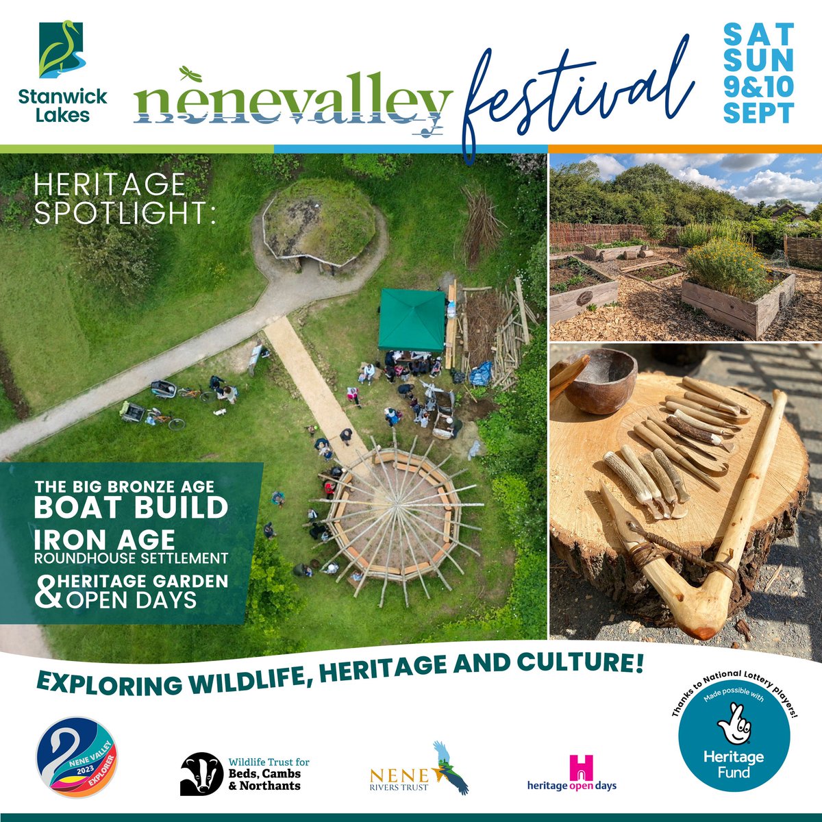 It's looking like a fantastic day out @StanwickLakes this weekend for @NeneFestival 

#Nenealleyfestival #heritage #wildlife #culture 

nenevalley.net 

@NeneRiversTrust 
@NNorthantsC 
@StanwickLakes
