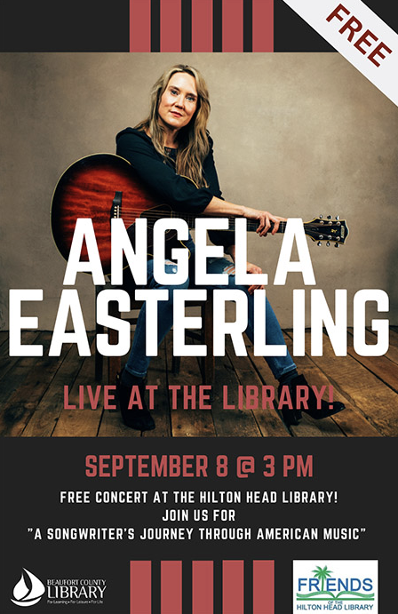 🎶 Live Music Alert! 🎶  with Angela Easterling &amp; Brandon Turner 

📆: Fri, Sept 8th
⏰: 3pm
📍: HHI Library, 11 Beach City Rd.
✅ FREE entry! 

Visit our 360-40 website:
hiltonheadisland360-40.org/events/library…

See you there! 🌟 
.
.
#HiltonHeadLive #MusicAtTheLibrary