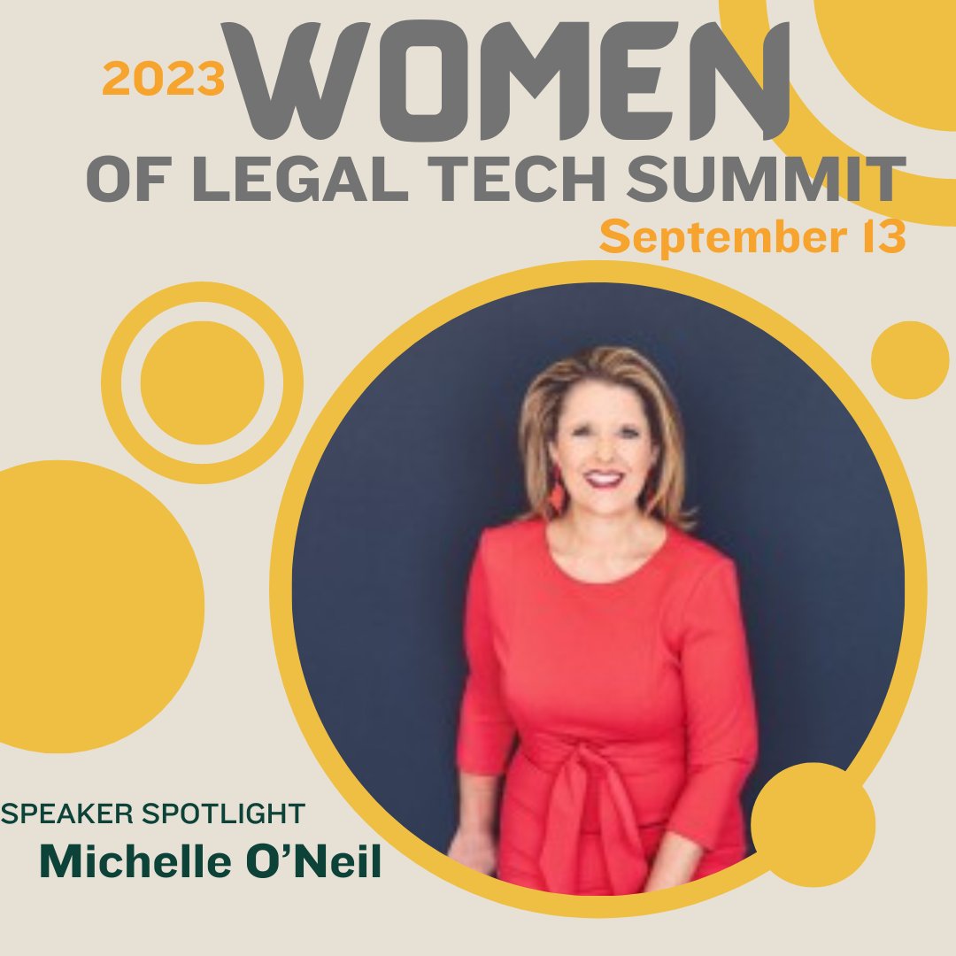 💪 👠Embrace confidence and femininity with Michelle O'Neil's (bit.ly/3KWr14S) talk "Hell on Heels: Tough. Confident. Feminine" at the 2023 Women of Legal Tech Summit. bit.ly/3zx5AkK 🌟#ABA #WomenRainmakers #WomenOfLegalTech #LawPracticeTips