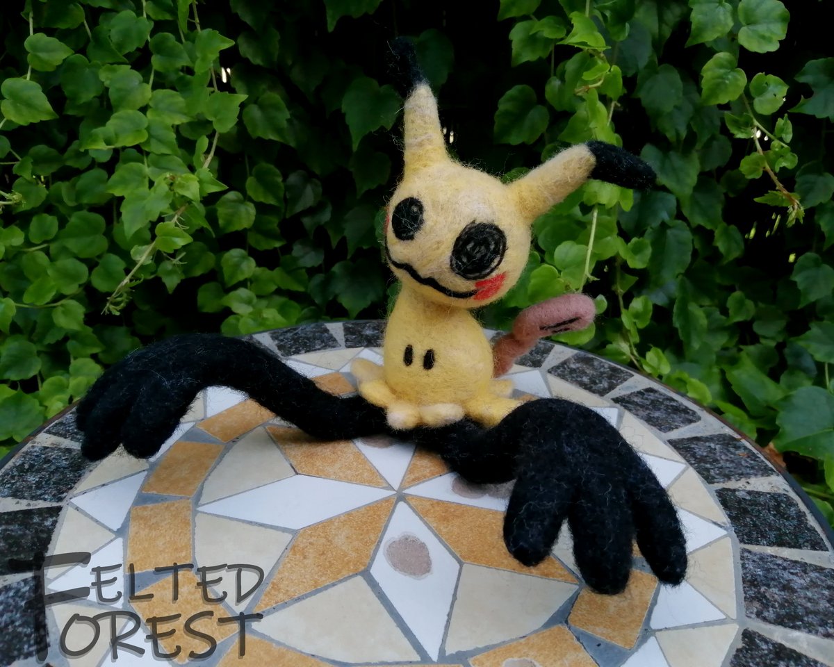 Felted_Forest's tweet image. Mimikyu👻

#feltedforest #felting #feltingwool #needlefelting #needlefeltinglover #felted #wool #handmade #handmadecraft #pokemon #mimikyu