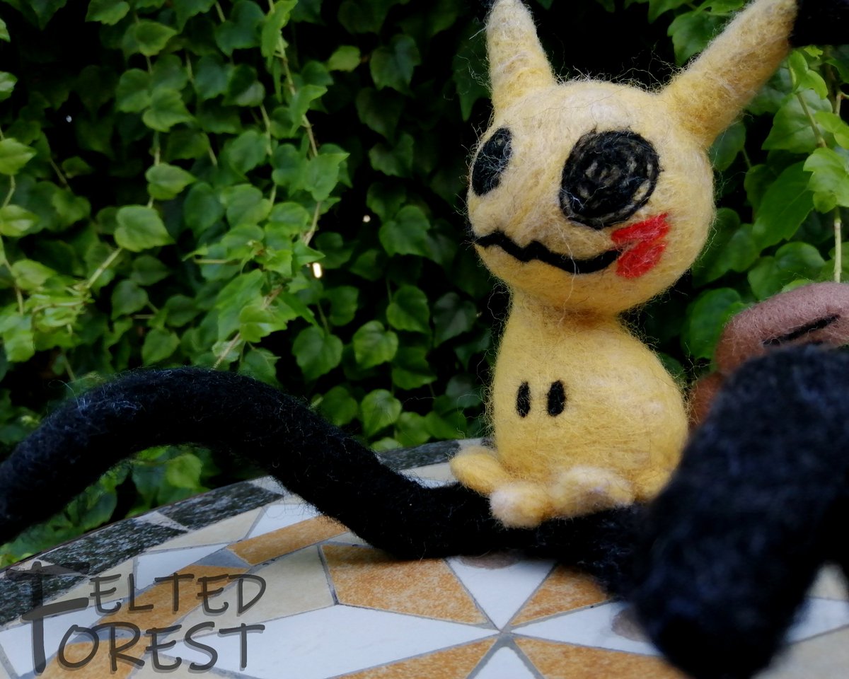 Felted_Forest's tweet image. Mimikyu👻

#feltedforest #felting #feltingwool #needlefelting #needlefeltinglover #felted #wool #handmade #handmadecraft #pokemon #mimikyu