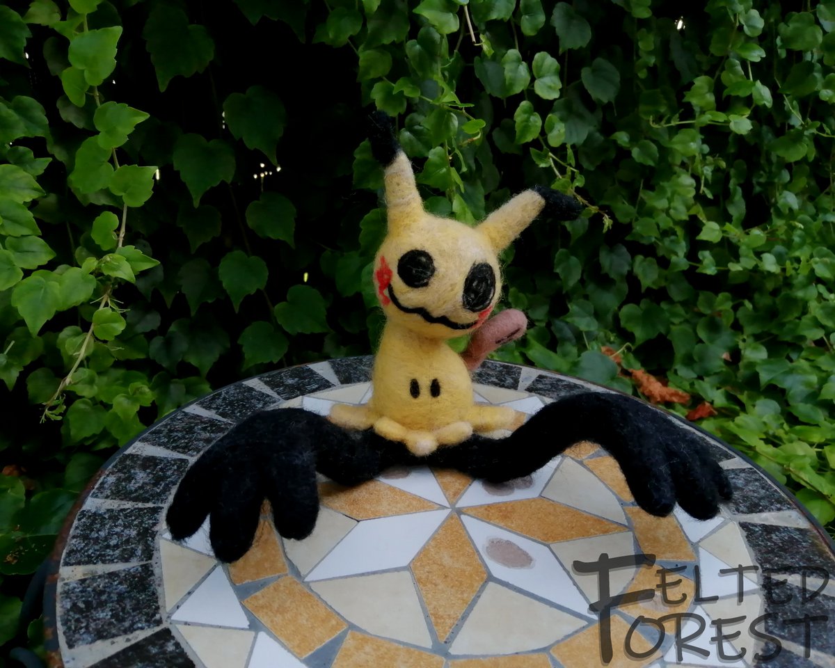 Felted_Forest's tweet image. Mimikyu👻

#feltedforest #felting #feltingwool #needlefelting #needlefeltinglover #felted #wool #handmade #handmadecraft #pokemon #mimikyu