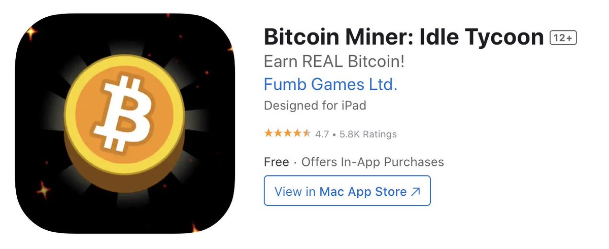 Fumb Games Mobile App Bitcoin Miner Integrates Real BTC Rewards