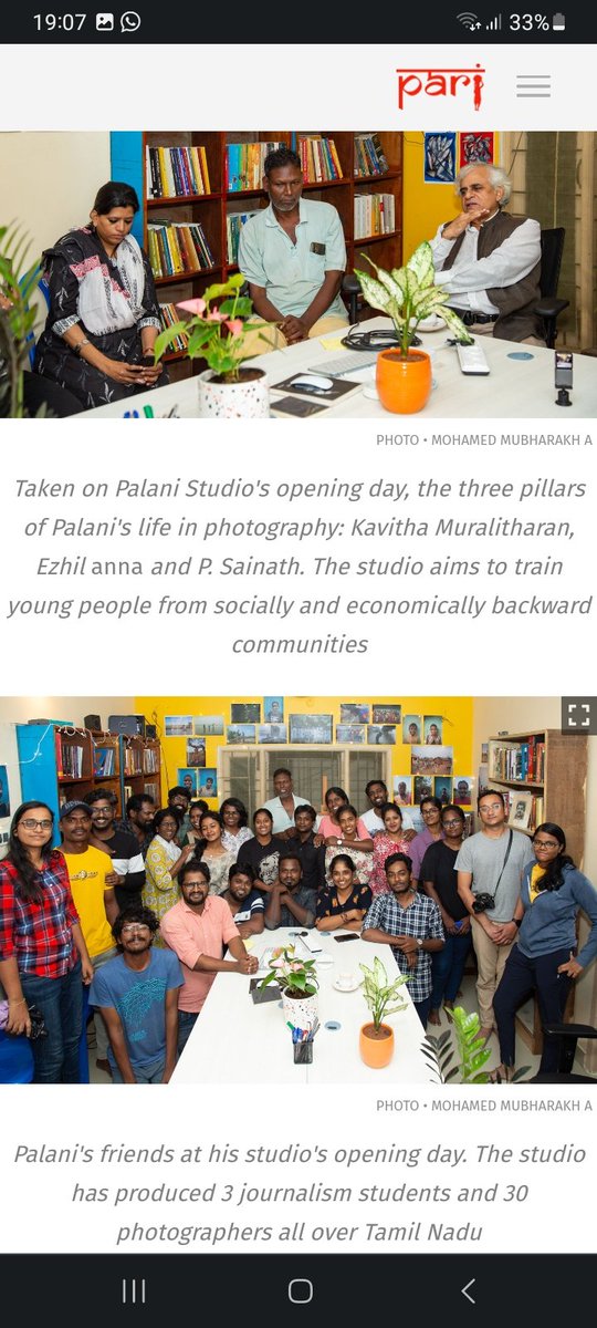 Aparna Karthikeyan (@aparnakarthi) on Twitter photo 'Holding a camera for the first time are children of sanitation workers, fisherwomen and others in classes and workshops by PARI photographer M. Palani Kumar, teacher with a camera.'
Do read this amazing story by <a href="/chempkumar/">M. Palanikumar photography</a> & his students!
ruralindiaonline.org/en/articles/my…
<a href="/PARInetwork/">People's Archive of Rural India</a> 'Holding a camera for the first time are children of sanitation workers, fisherwomen and others in classes and workshops by PARI photographer M. Palani Kumar, teacher with a camera.'
Do read this amazing story by <a href="/chempkumar/">M. Palanikumar photography</a> & his students!
ruralindiaonline.org/en/articles/my…
<a href="/PARInetwork/">People's Archive of Rural India</a>