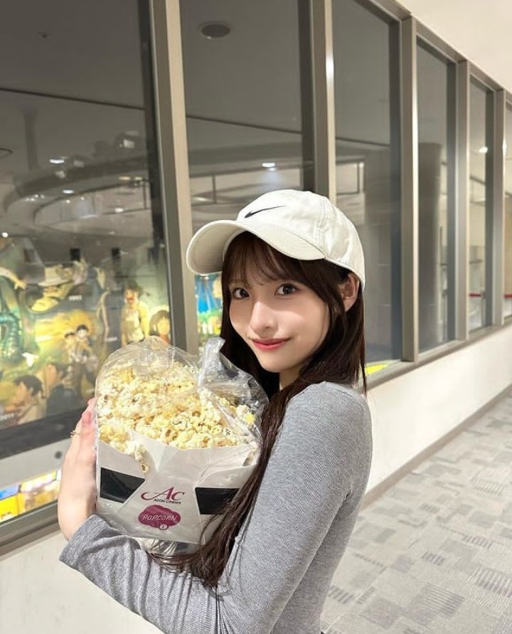 yulovene's tweet photo. 230907 | Instagram update 🌟

Movie theater popcorn
I prefer butter soy sauce or salt🍿

#平田侑希 
#AKB17期研究生 https://t.co/6aVNit7STq