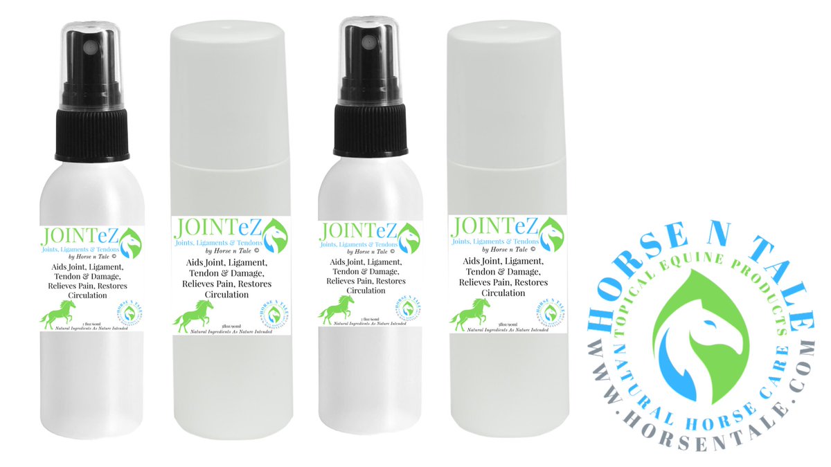 HorsenTale1's tweet photo. #JointEz acts as an anti-inflammatory, stimulates circulation to #joints, helps with stiff movement, assists #muscle, #tendon and #ligament damage.

#horsentale #topicalequineproducts #naturalhorsecare #equine #horse #pain #painrelief #equinejoints #jointpainrelief https://t.co/JhERgd3fx1