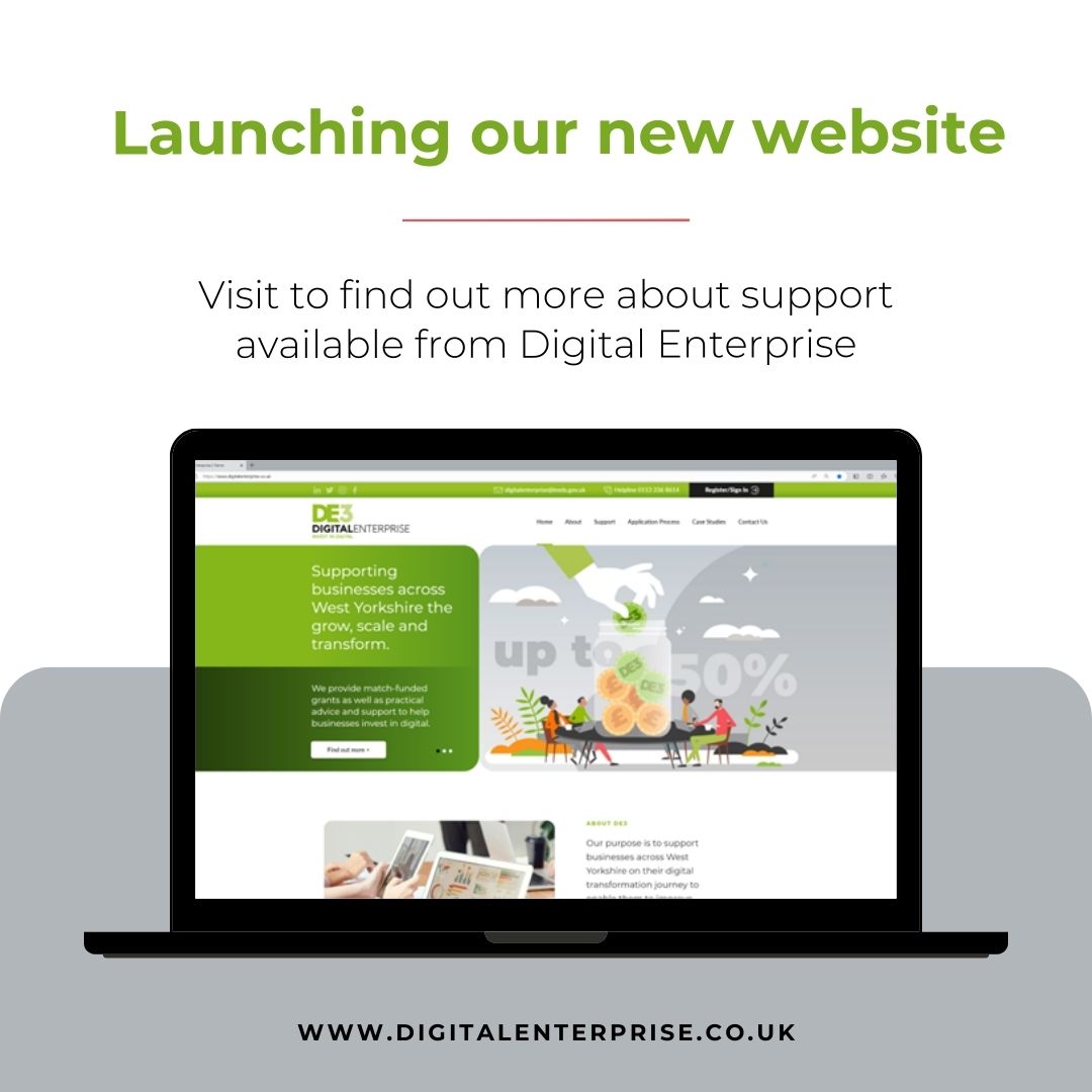 🎉We’re delighted to launch our new website 🎉
 
If your business is looking to invest in digital then visit our website to find out more about the funding and support available.
 
digitalenterprise.co.uk
 
#DigitalEnterprise #DigitalGrowth #DigitalTransformation #UKSPF