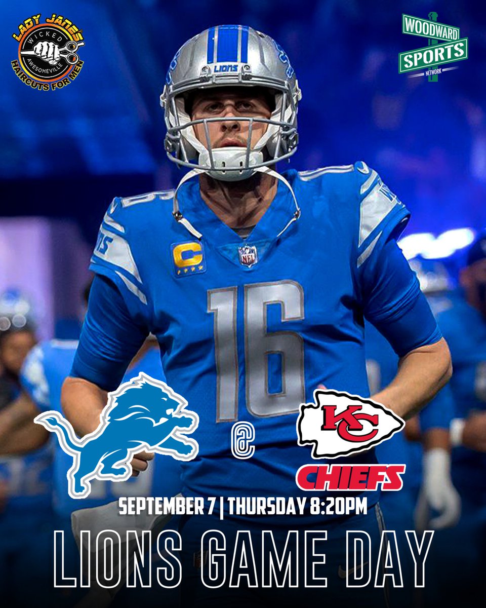 woodwardsports's tweet photo. IT’S FINALLY #LIONS GAME DAY!

 #ONEPRIDE #ALLBUSINESS https://t.co/tXOWmbymeD