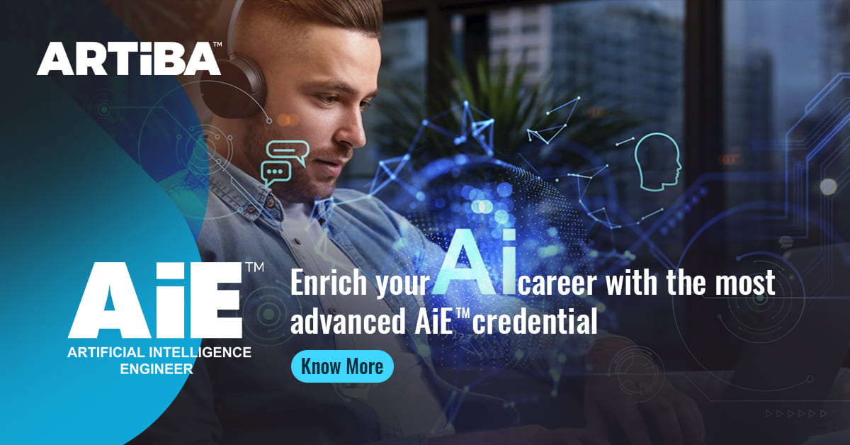 ARTiBA_Insights's tweet photo. Jumpstart and thrive as an expert Ai engineer with the most complete qualification in Artificial Intelligence & Machine Learning. Tap the link to explore more//bit.ly/3WZFUHz
#artificialintelligence #machinelearning #aijobs #aiprofessionals #programmers #artiba https://t.co/Bao4TOB9kq