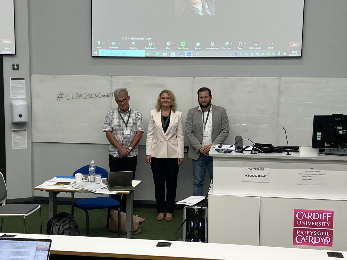 #CEDRCongress2023 🏴󠁧󠁢󠁷󠁬󠁳󠁿: les rapports de la Commission III pour l’Allemagne 🇩🇪 et la Hollande 🇱🇺