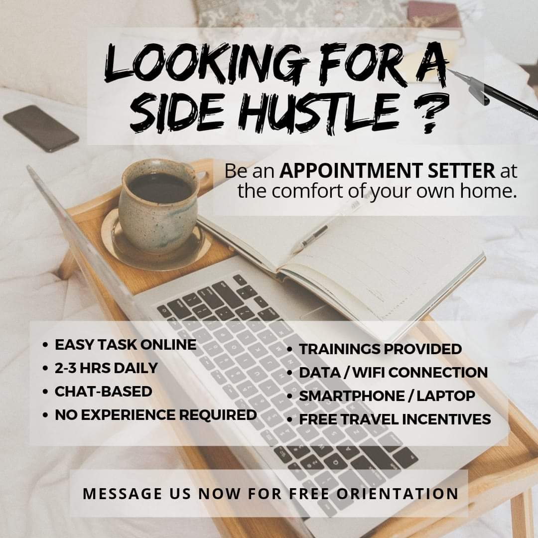 Do you want an ADDITIONAL INCOME?

 while working, while studying, while at home, while working abroad 

You can do this for part-time or full-time. No experience needed. Open for everyone even if you're professional/non-professional individuals.
Send direct message now! 📩