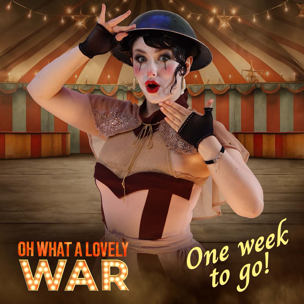Not long now, folks! Join us for the War Game, coming to a theatre near you from 14 September.  #ohwhatalovelywar
blackeyedtheatre.co.uk/shows-2/shows/…