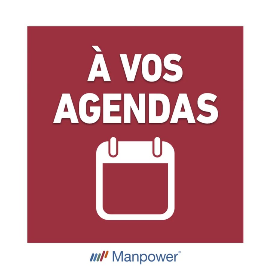 📅 🔔 A la recherche d'une nouvelle opportunité, envie de découvrir de nouveaux secteurs ?  En cette rentrée, les équipes de Manpower restent mobilisées à vos côtés : découvrez l'agenda évènement et #JobDatings de septembre ➡️ ow.ly/Mzoa104TvUg ▫️