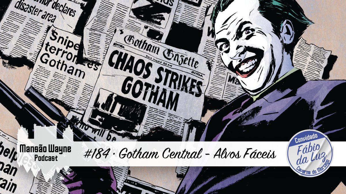 mansaowaynemw's tweet photo. O Departamento de Policía de Gotham City está de volta em uma de suas tramas mais icônicas, contra o Coringa!
Ouça o podcast agora mesmo!
#joker #coringa #batman #gotham #podcast #brubaker #rucka https://t.co/aB04rXSWXx