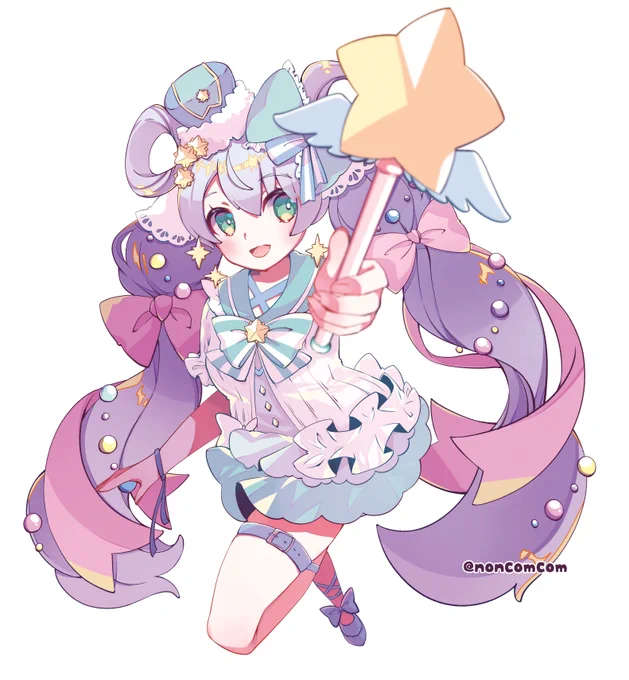 #私の作品知ってもらえたら幸せの極みうちのオリジナル雪ミクさん! 