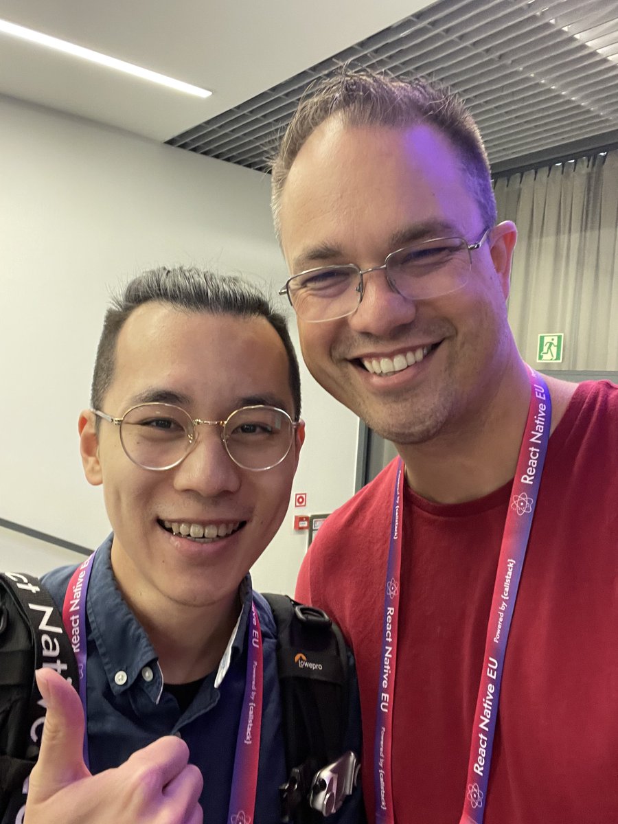 jamonholmgren's tweet photo. Nice to see Kevin again! Last saw him at Chain React 2019. https://t.co/0yRk3S1OMq