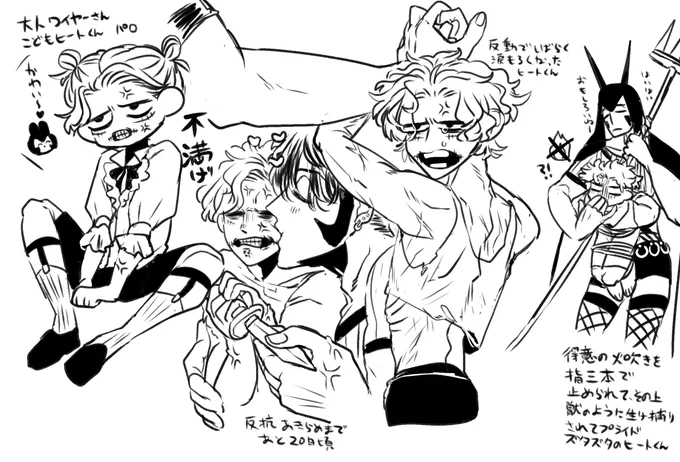 【OP・ワイヒト】謎時空年の差ワイヒト2
大人🔱子供🤐 