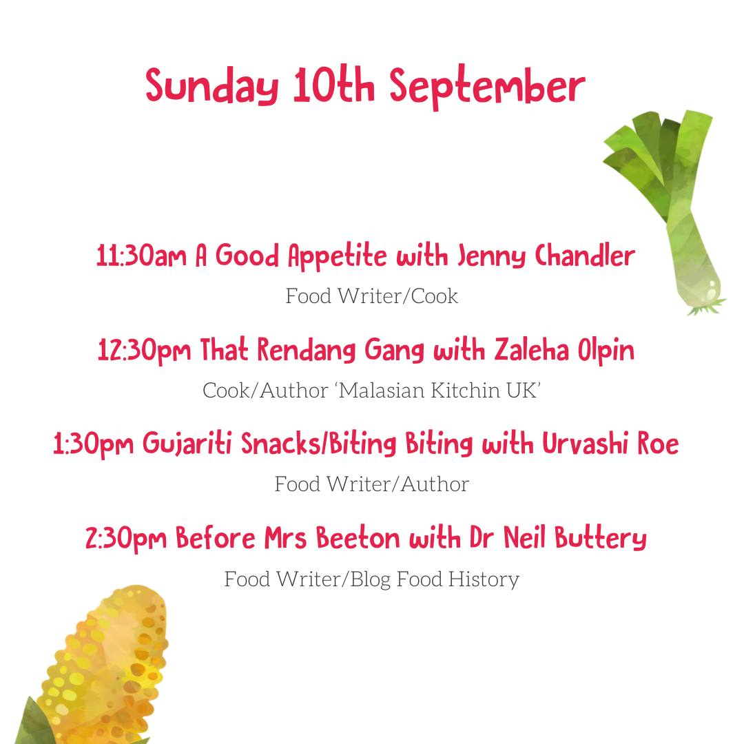 🥕 What's Happening on Castle Garden Stage this Weekend 🥕

The Castle Garden Stage is the perfect place to meet a range of chefs, writers &amp; food producers in an intimate setting, discover their stories &amp; sample their produce! 

In association with our friends at Wots Cooking 🍽️