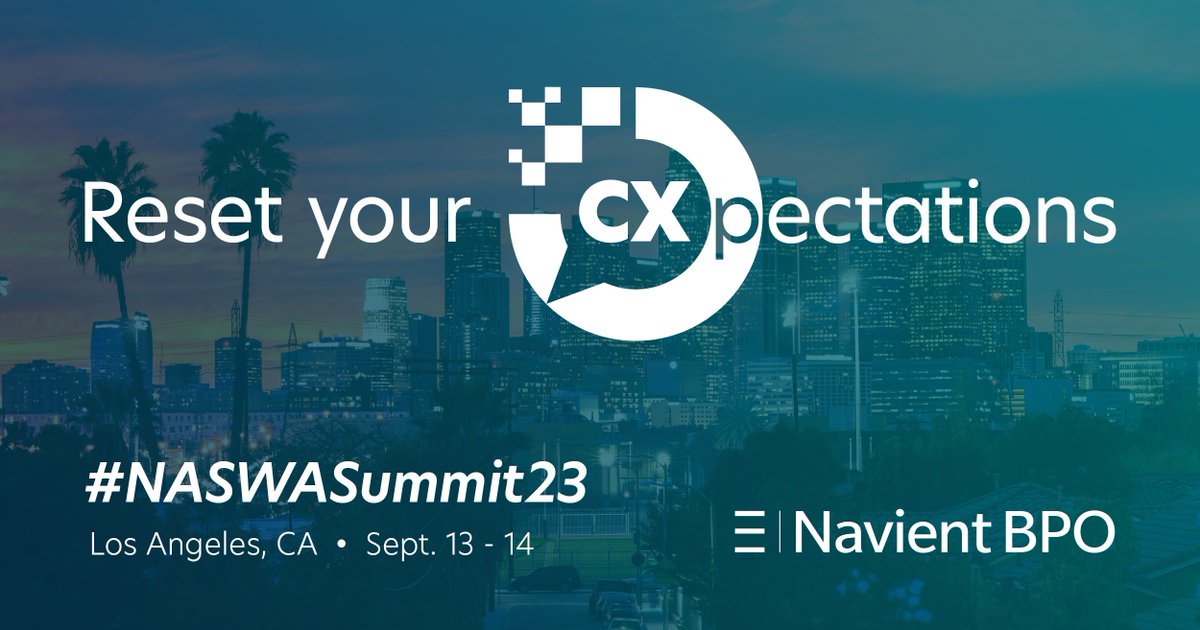 We're looking forward to #NASWASUMMIT23 in Los Angeles. Will you be there? If so, stop by booth 52 to say hello. Let’s discuss solutions to your #CX challenges: technology, automation, staffing, constituent expectations, or anything else that’s on your mind. #governmentexperience