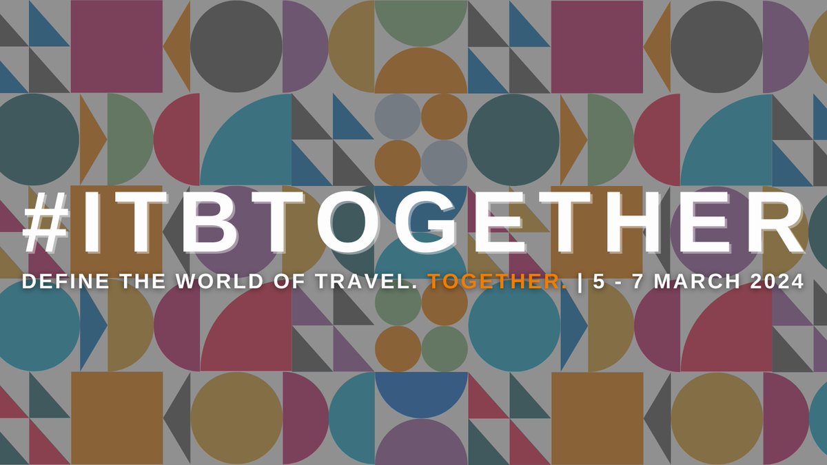 This is us - old but new. Following our new key message "Define the world of travel. Together." we will bring #together the global tourism industry again from 5 – 7 March 2024 in Berlin. Check out our freshly redesigned website: itb.com #ITBBerlin #ITBTogether