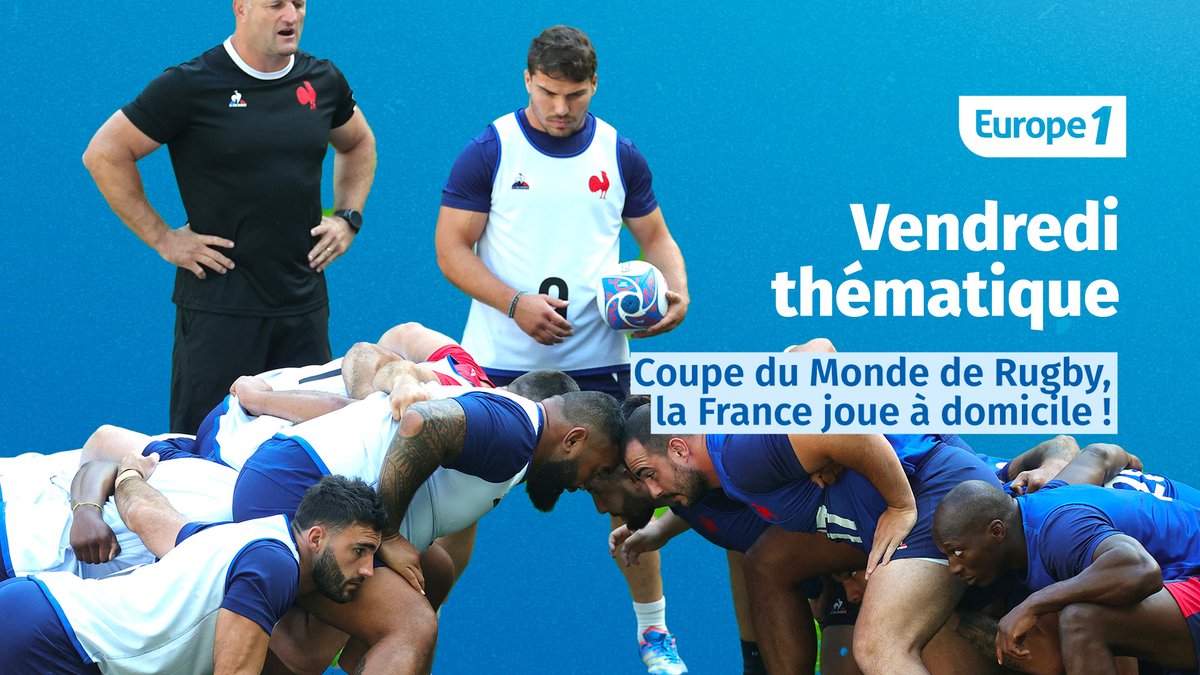 🔵🏉 Spécial Coupe du Monde de Rugby, la France joue à domicile !

➡️ C'est le #VendrediThema de cette semaine

 📌 7h10 : Serge Blanco, consultant Rugby pour #Europe1 

@LagarderePNews