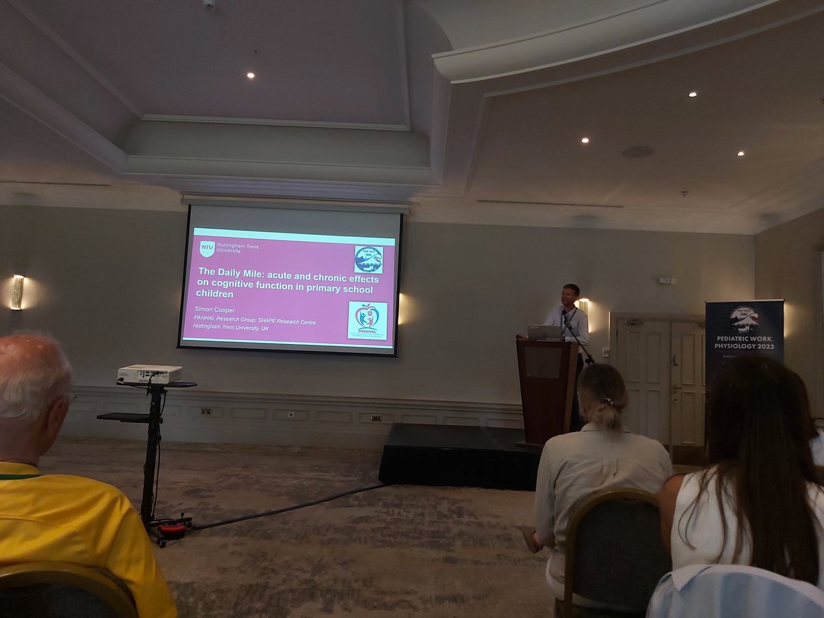 Lauren Sherar (@laurensherar1) on Twitter photo Such an engaging and measured presentation on The Daily Mile and cognitive responses from <a href="/scoops1987/">Simon Cooper</a> from <a href="/NTUSportScience/">NTU Department of Sport Science</a> #PWP2023 Such an engaging and measured presentation on The Daily Mile and cognitive responses from <a href="/scoops1987/">Simon Cooper</a> from <a href="/NTUSportScience/">NTU Department of Sport Science</a> #PWP2023