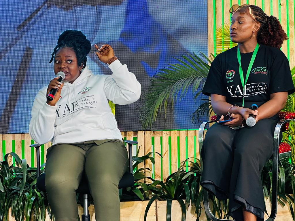 yaf_africa's tweet photo. 📍On behalf of YAF Africa initiative, Mbong Kimbi Lizette, Mercy Soy, and Abdilatif Omar were on the session organized during #ACW and #ACS23 under the theme: Plastic and Climate Change, what is the role of young Africans in the global management of Plastic.
#ACSWeWant #fafa @UN https://t.co/UL42WllLgB