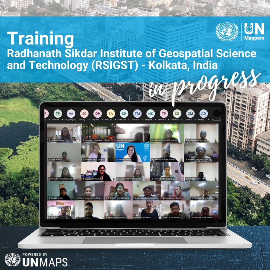 UN_Mappers's tweet photo. 🇮🇳Kolkata, India
The training course with #RSIGST students is ongoing! The course includes:
🇺🇳 #OSM #humanitarian mapping
💻mastery of #JOSM
🗺️analysis of the geographical context
🧰#opendata usage
🙌community interaction
Wishing them productive sessions! 💪
@gischatbot https://t.co/VmlUtbmLxH