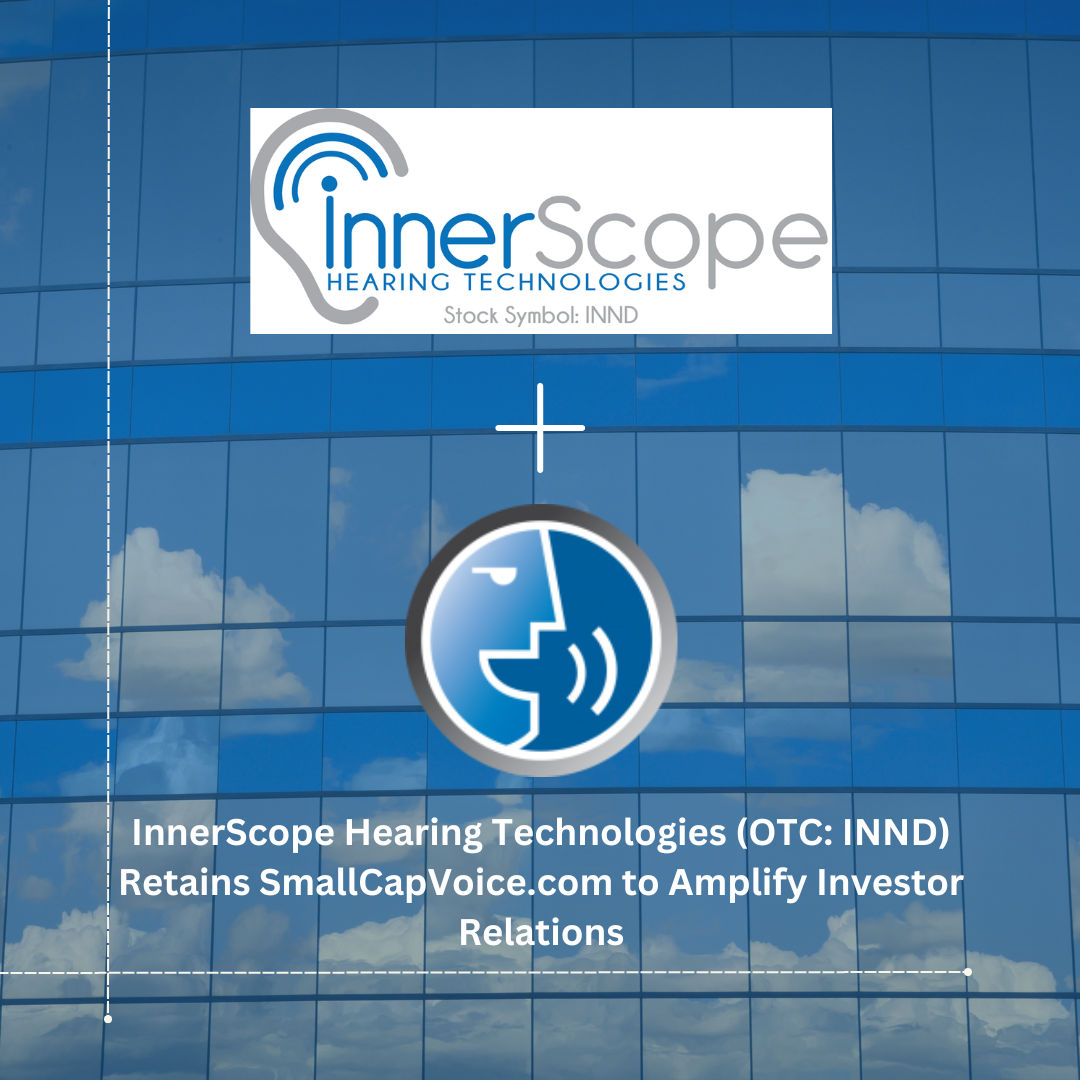 smallcapvoice's tweet photo. Excited to partner with InnerScope Hearing Technologies Inc. 🤝We're ready to amplify their message through communication and brand development, connecting with new customers and partners. 

https://t.co/F811TPdA49 https://t.co/uplS6lAl8C