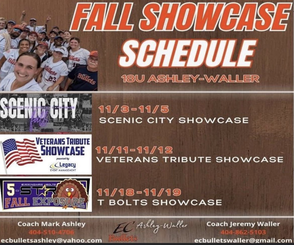 Madi Curtis (Shorter U Commit) (@madicurtis4) on Twitter photo This is my fall schedule for my travel team!! I Cant wait to be on the field with my girls. Make sure you come out and support🧡 @ECBWaller @BulletsAshley <a href="/SUHawksSoftball/">Shorter University Softball</a> <a href="/UNGSoftball/">UNG Softball</a> <a href="/GoMocsSB/">Chattanooga Softball</a> <a href="/UWGSoftball/">West Georgia Softball</a> <a href="/GSU_Softball/">GSU Softball</a> This is my fall schedule for my travel team!! I Cant wait to be on the field with my girls. Make sure you come out and support🧡 @ECBWaller @BulletsAshley <a href="/SUHawksSoftball/">Shorter University Softball</a> <a href="/UNGSoftball/">UNG Softball</a> <a href="/GoMocsSB/">Chattanooga Softball</a> <a href="/UWGSoftball/">West Georgia Softball</a> <a href="/GSU_Softball/">GSU Softball</a>