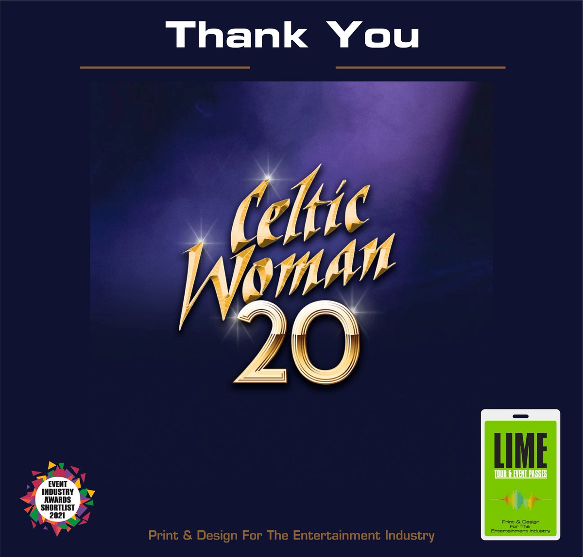 Big thank you to @Celtic_Woman for having us do all the AAA passes for the 20 year anniversary one off recording @TheHelixDublin , it was an honor #laminate #pass #backstage #aaa #vip #access #crew #tm #tour #festival #ireland #irish #event #eventsireland #dublin