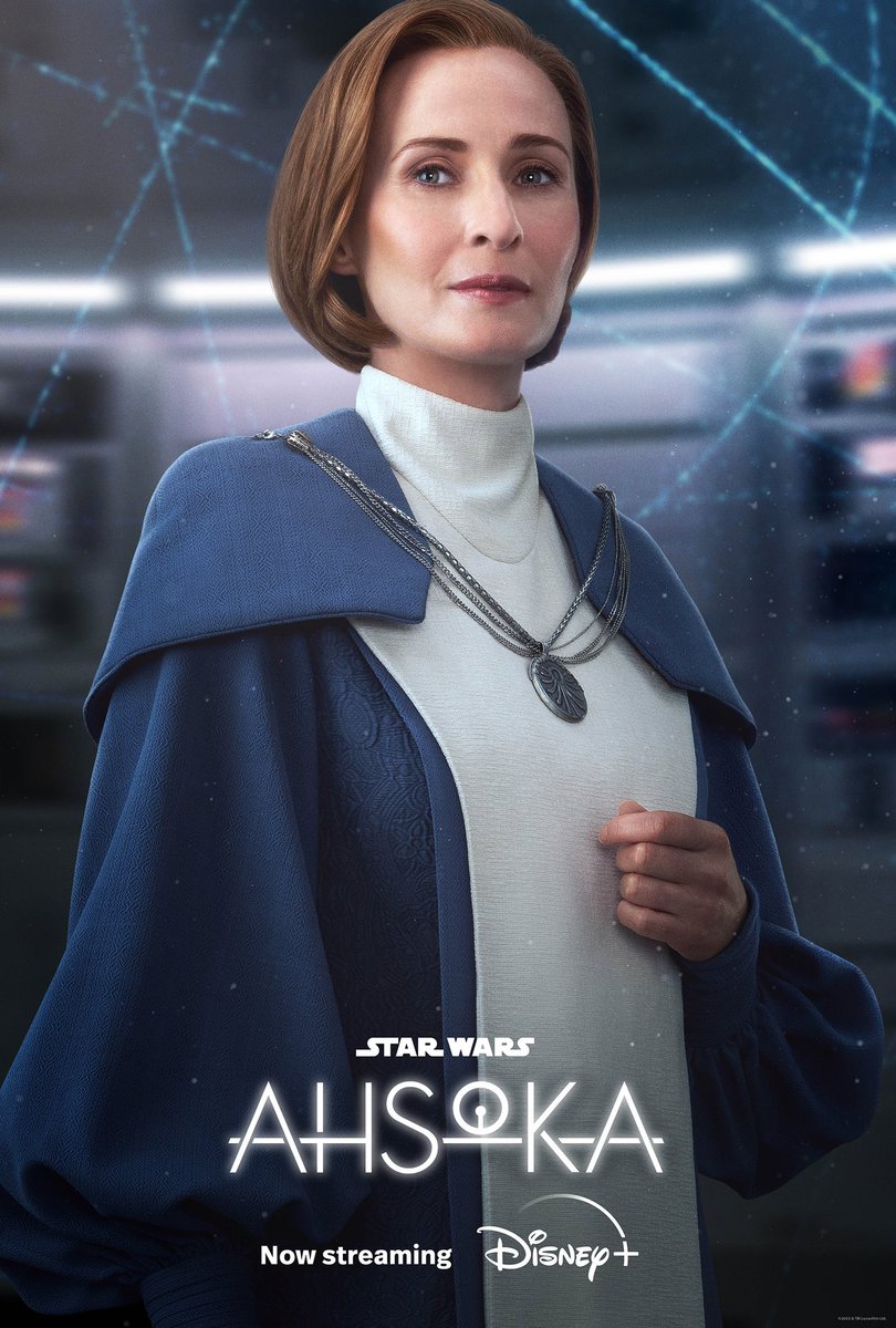 permittedpod's tweet photo. We are heading into the back half of #Ahsoka ALREADY! New mid-season poster featuring the cast plus Hayden Christensen’s return as Anakin, plus Jacen Syndulla and Mon Motha character posters. What did yo think of chapter four? #AhsokaTano #DisneyPlus https://t.co/Mu1uis4JZR