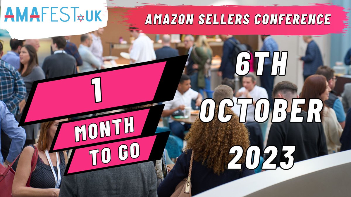 Countdown to Our Exciting Amazon Conference in Brighton Next Month! -

Just One Month Away! Don't Miss Out!

Get your ticket today - amafestuk.com