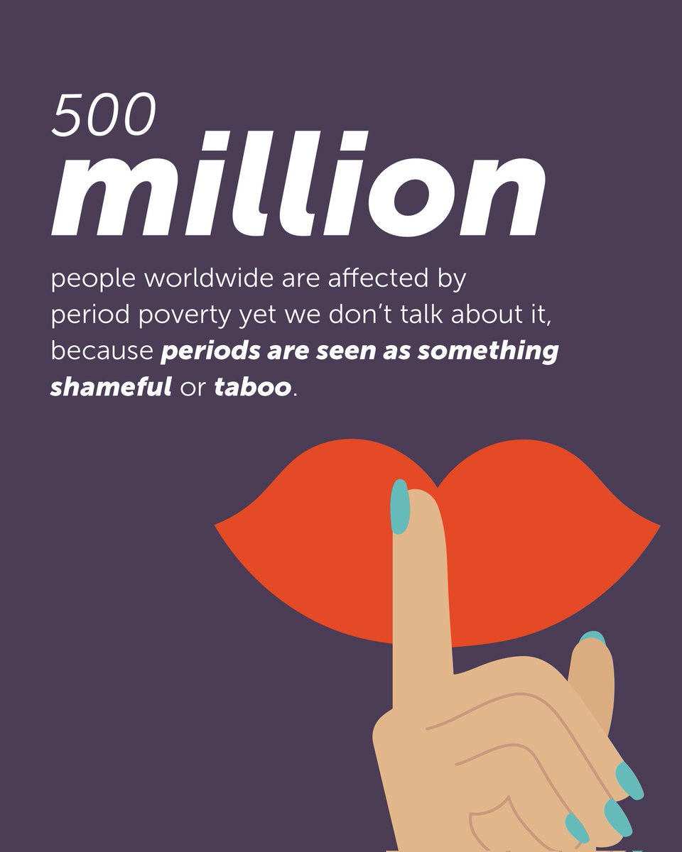 EmmaC1717's tweet photo. How can we look to end period poverty if we’re still afraid to say the word ‘period’?

Post by: Elvie, company part of NJF Capital by Nicole Junkermann.
https://t.co/hV6nUlLXlo https://t.co/2uwrWHGZQp