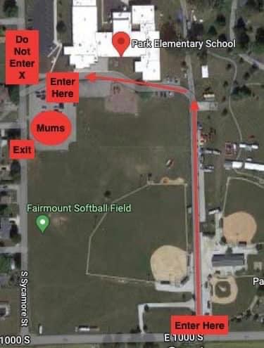 Mum pickup is TODAY, Thursday September 7th 3:30-5:30 pm! If your child sold any mums, they will need to be pickup up at this time. See map below! We also still need some volunteers!