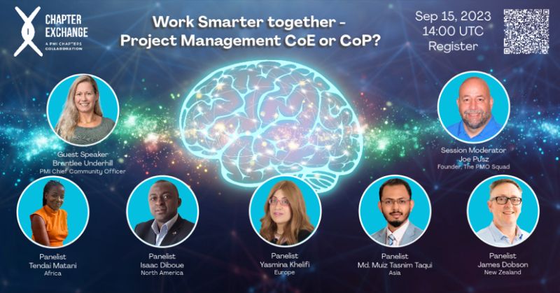 PMISouthAfrica's tweet image. #pmichapterXchange season 4 event 8

Work Smarter together - Project Management CoE or CoP ?

Date: Sept 15, 19:30 IST ( GMT + 5:30)
Register here: lnkd.in/dwbEb3yJ

#generatieveai #TheXchangeEffect #projectmangement