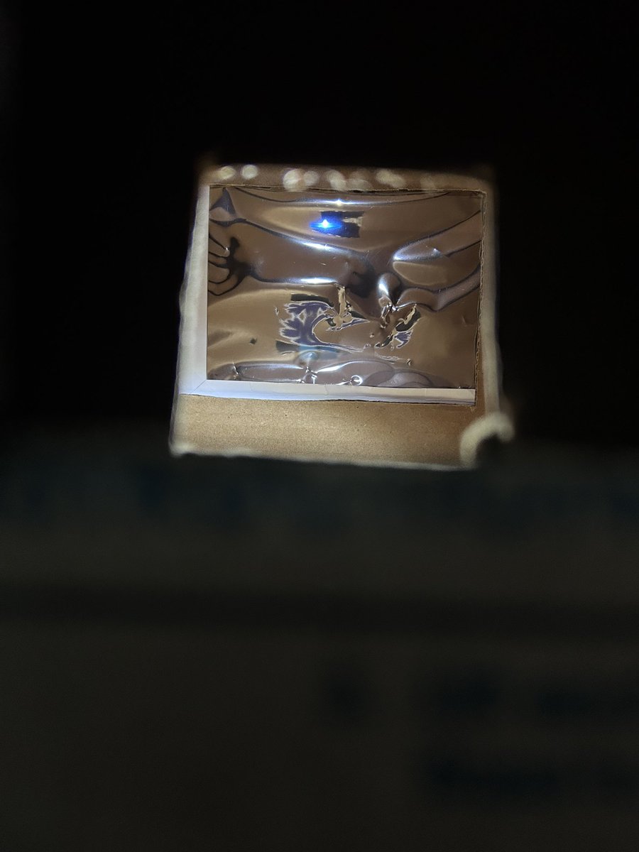 MrsEtense's tweet photo. Building a model to explore how light affects what we see. @OpenSciEd #boxmodel #6thgradescientists @MrsCEastShore @MrGenovaESMS https://t.co/d3mzcUgFaE