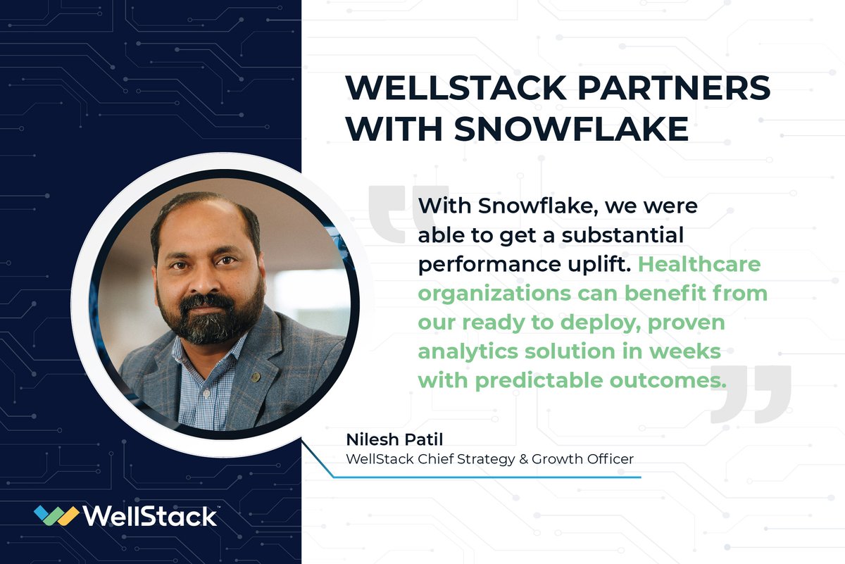 WellStack_ai's tweet image. WellStack is proud to partner with @SnowflakeDB to become a cloud-agnostic solution. The Snowflake Data Cloud helps empower and streamline the WellStack platform architecture, leading to a substantial impact on user satisfaction with performance: wellstack.ai/2023/08/16/wel…