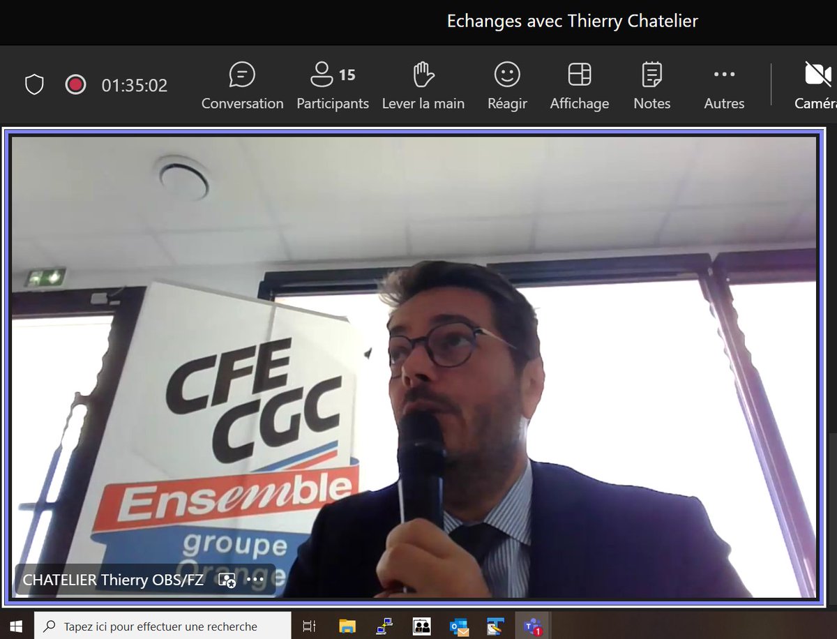 Grand MERCI à Thierry pour l'HIS ce jour <a href="/CFECGCOrange/">CFE-CGC Orange</a> en directe de #SophiaAntipolis.